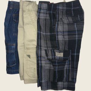3 Piece Bundle Lot of Cargo Shorts Size 8